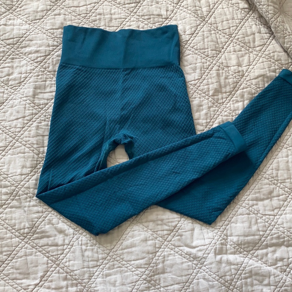 Blue green balance athletica leggings